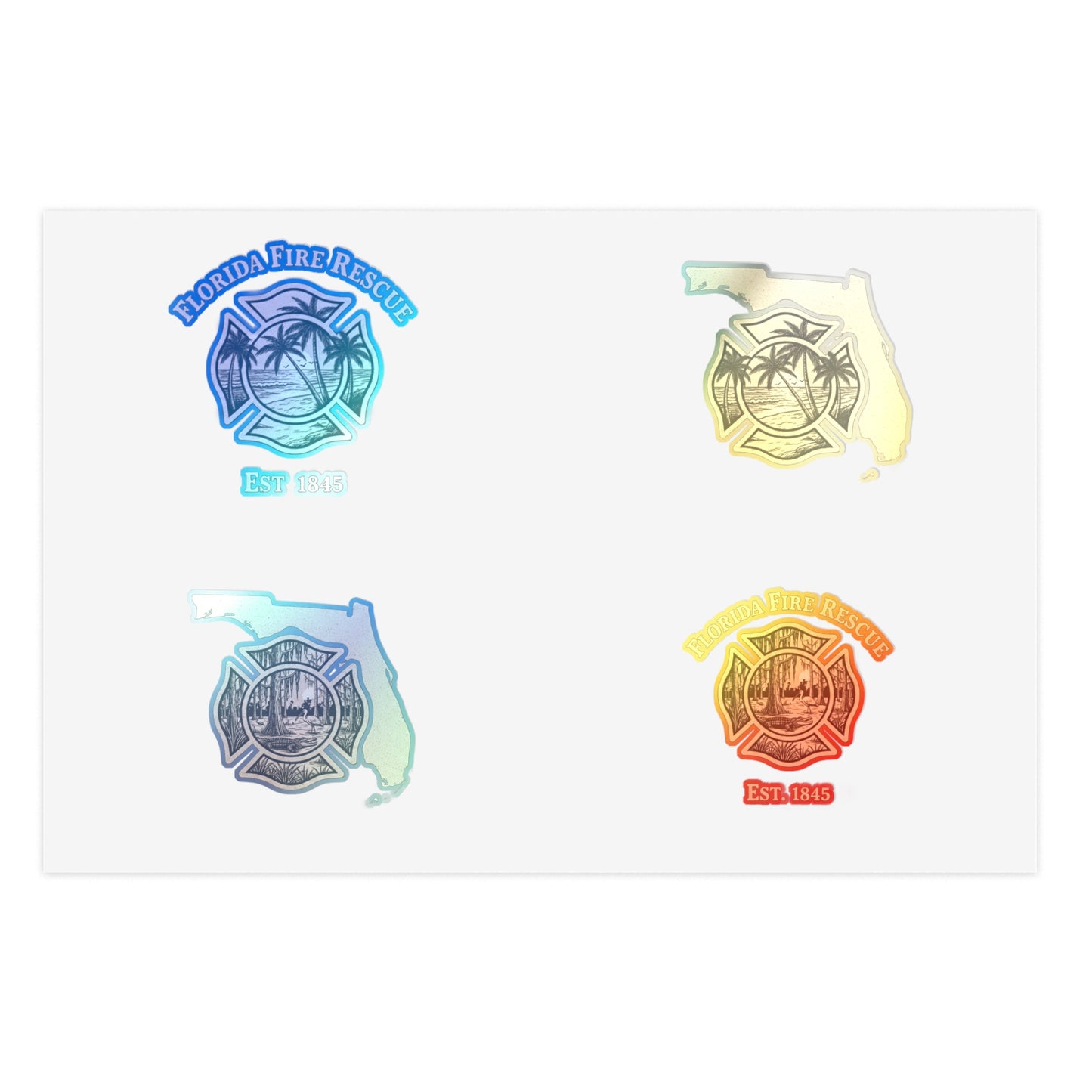 Florida Fire Rescue Sticker Pack