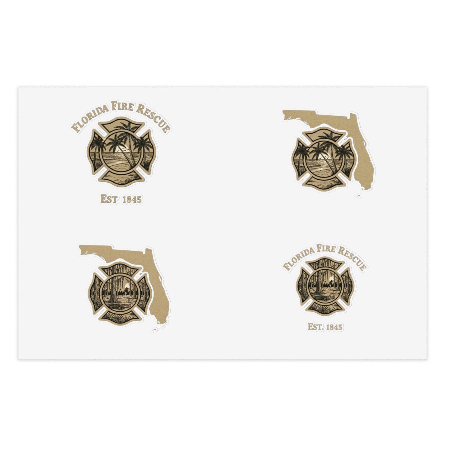 Florida Fire Rescue Sticker Pack