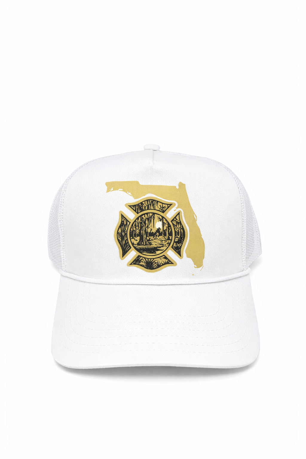 Florida Fire Rescue White Hat